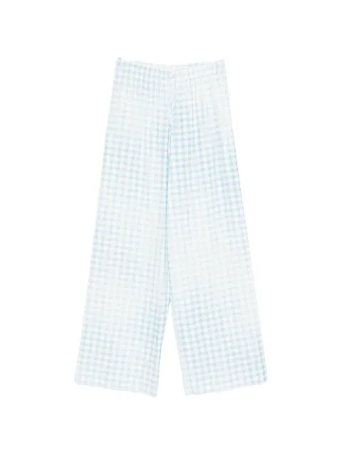 Ermanno Scervino pantalones con motivo de cuadros gingham