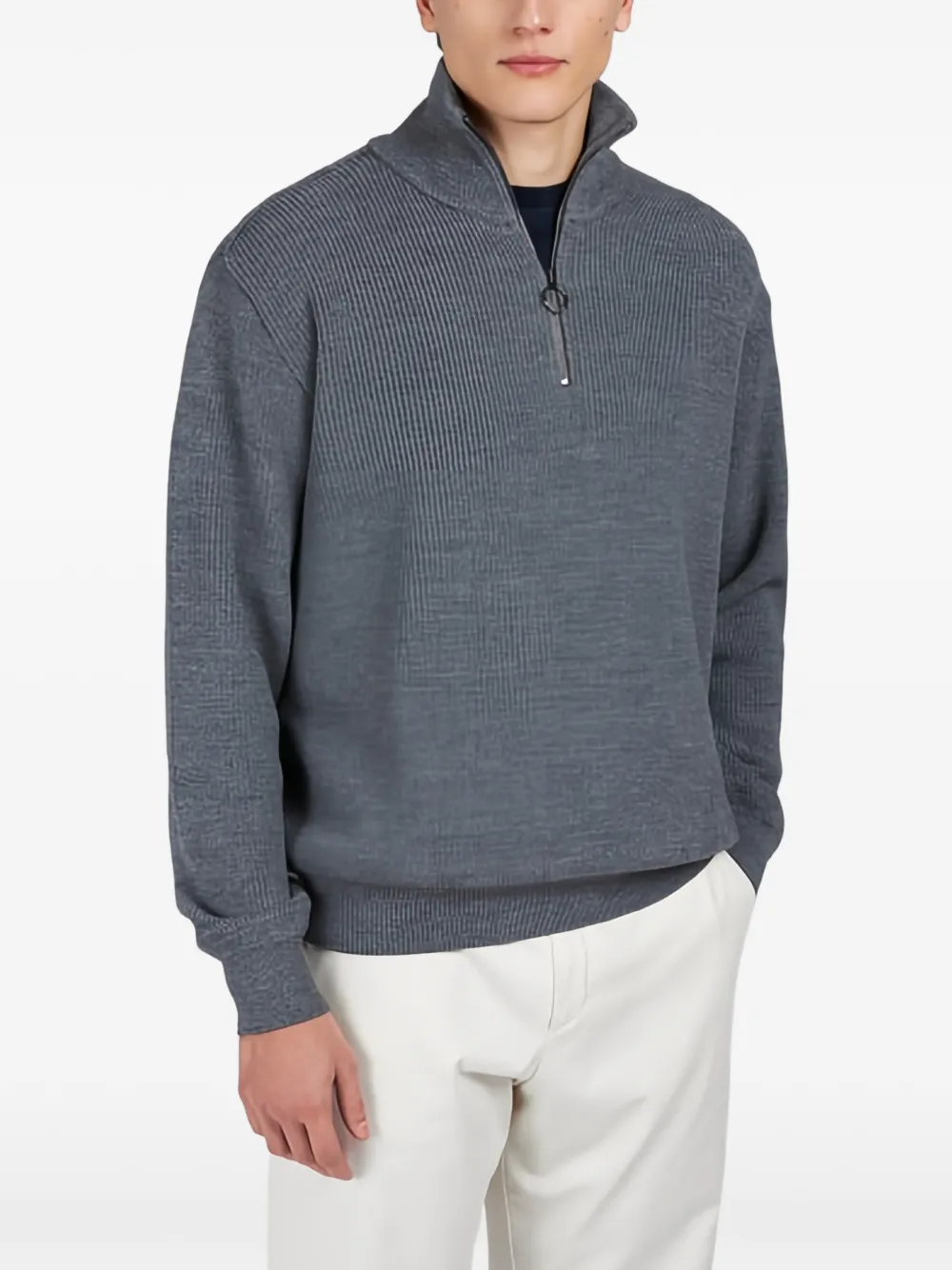 Paul & Shark half-zip sweater - Grijs
