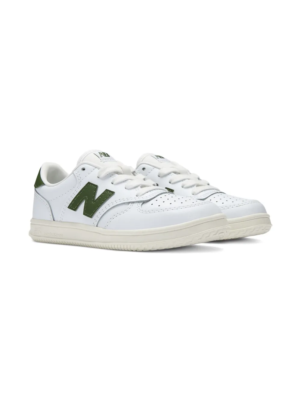 New Balance Kids T500 lace-up sneakers - Bianco