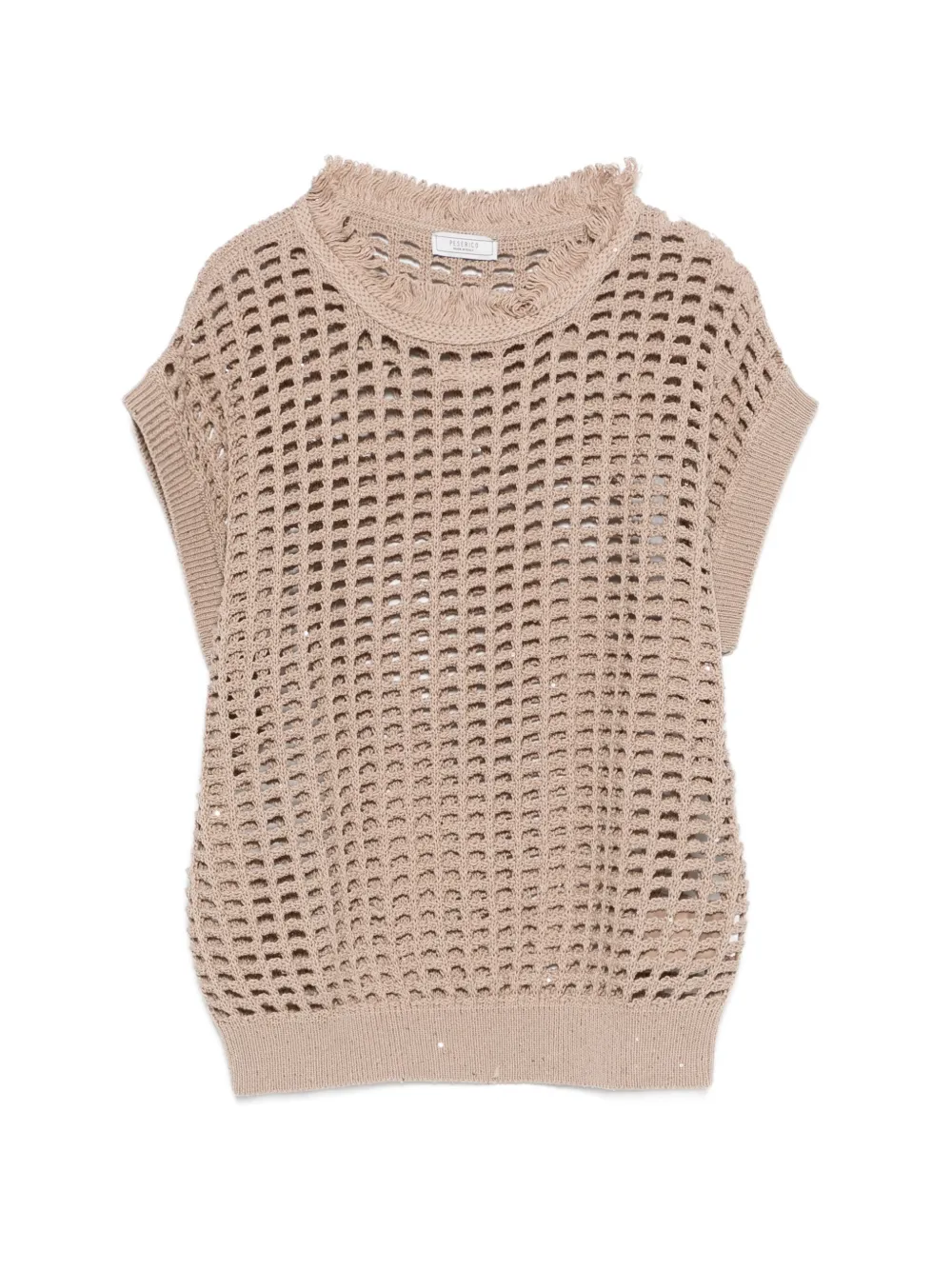 Peserico open-knit top - Toni neutri