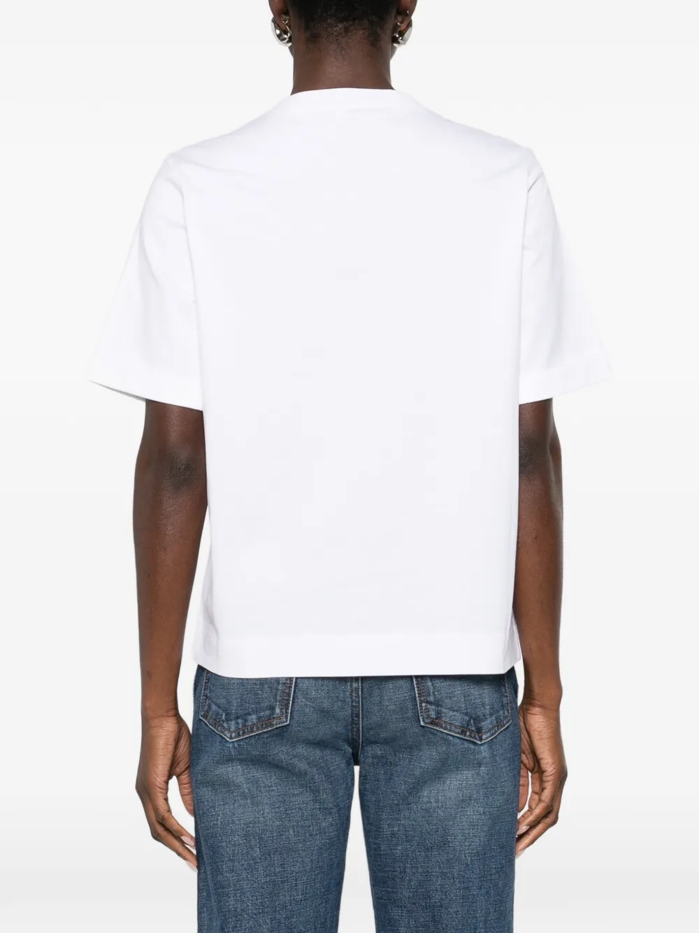 Brunello Cucinelli Verfraaid T-shirt Wit