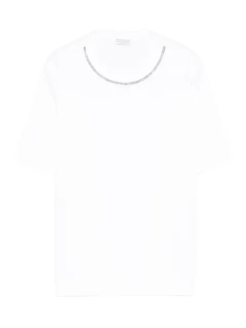 Brunello Cucinelli playera con detalles