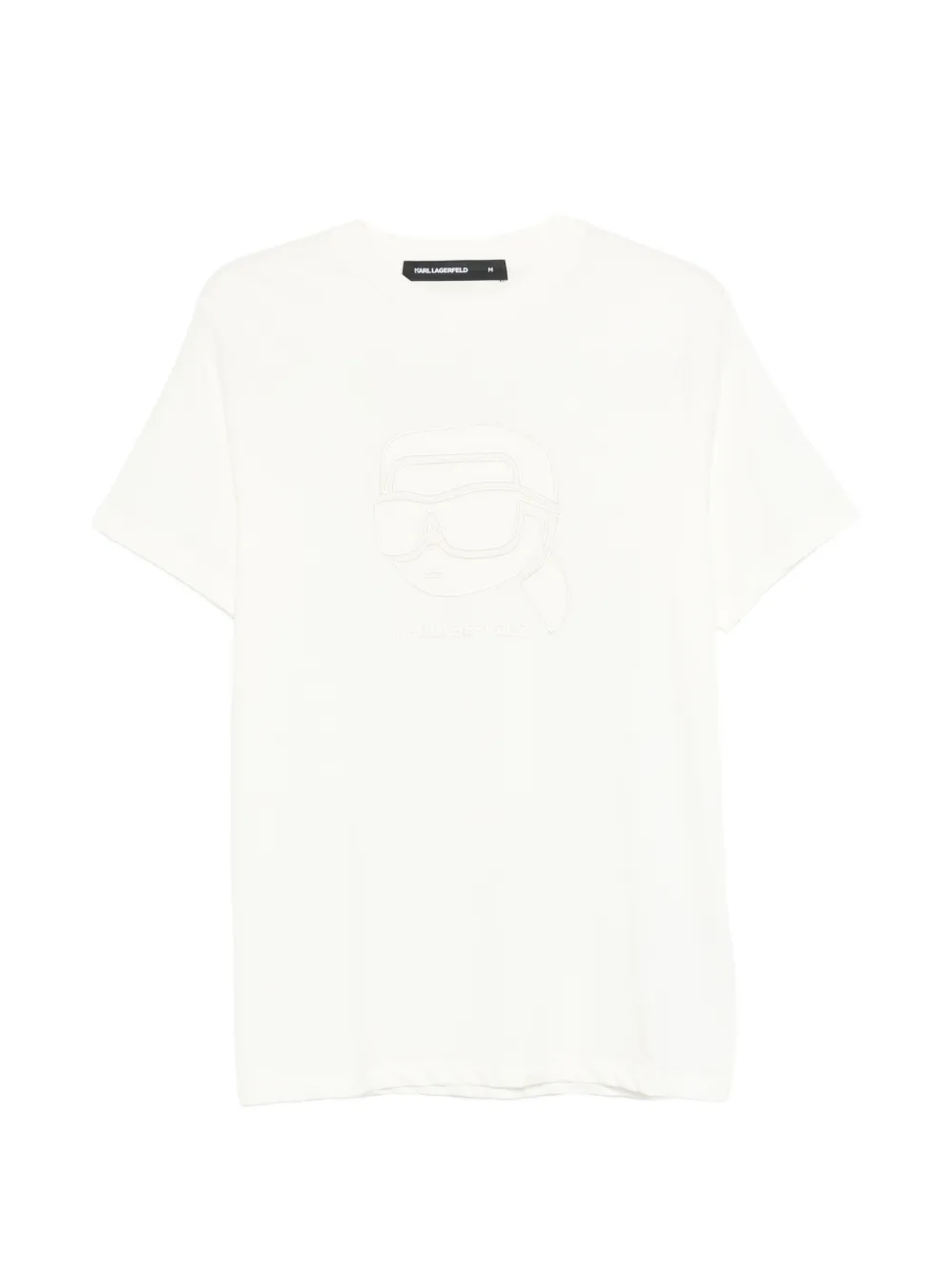 Karl Lagerfeld logo-motif T-shirt - Bianco