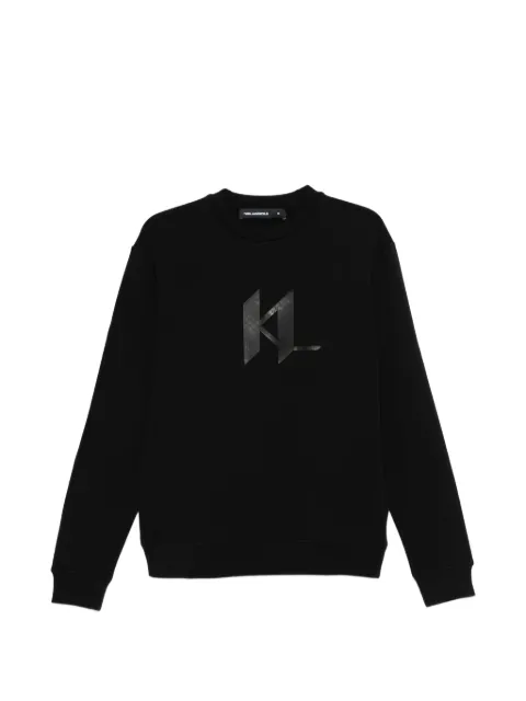 Karl Lagerfeld logo-print crew-neck sweatshirt