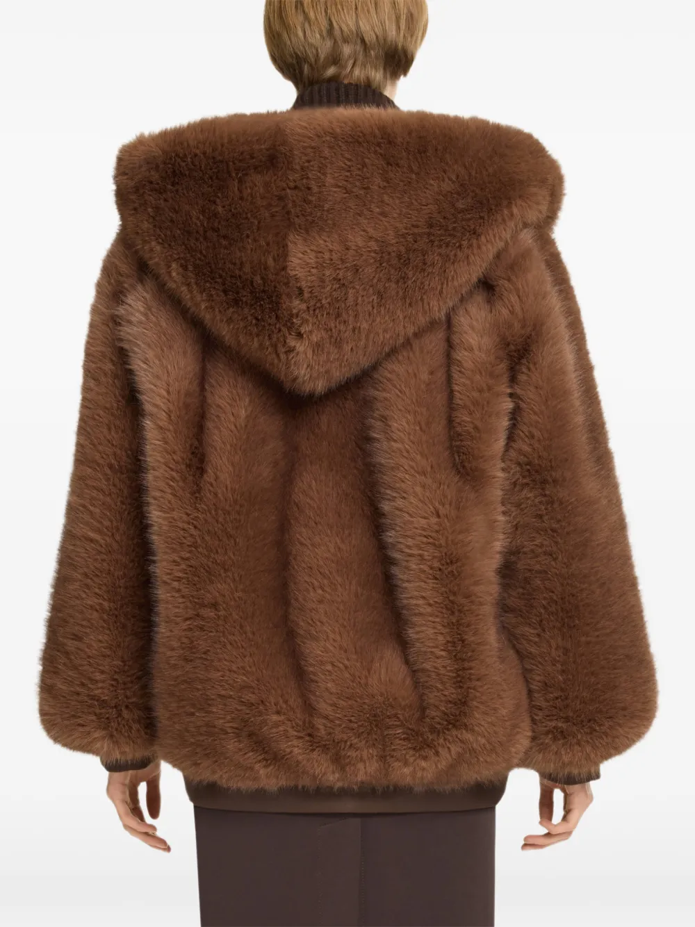 Elie Saab Jack met capuchon Bruin