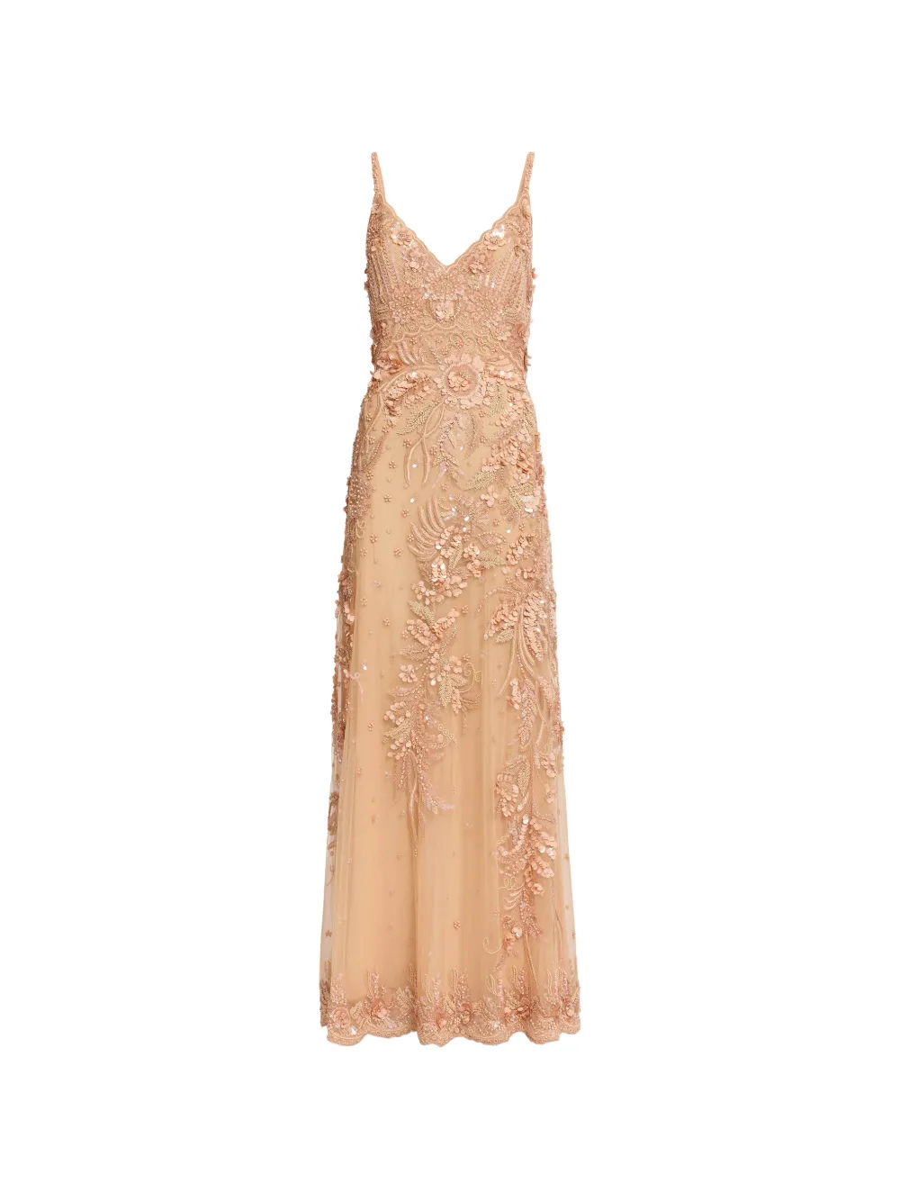 Elie Saab Besticktes Kleid - Nude