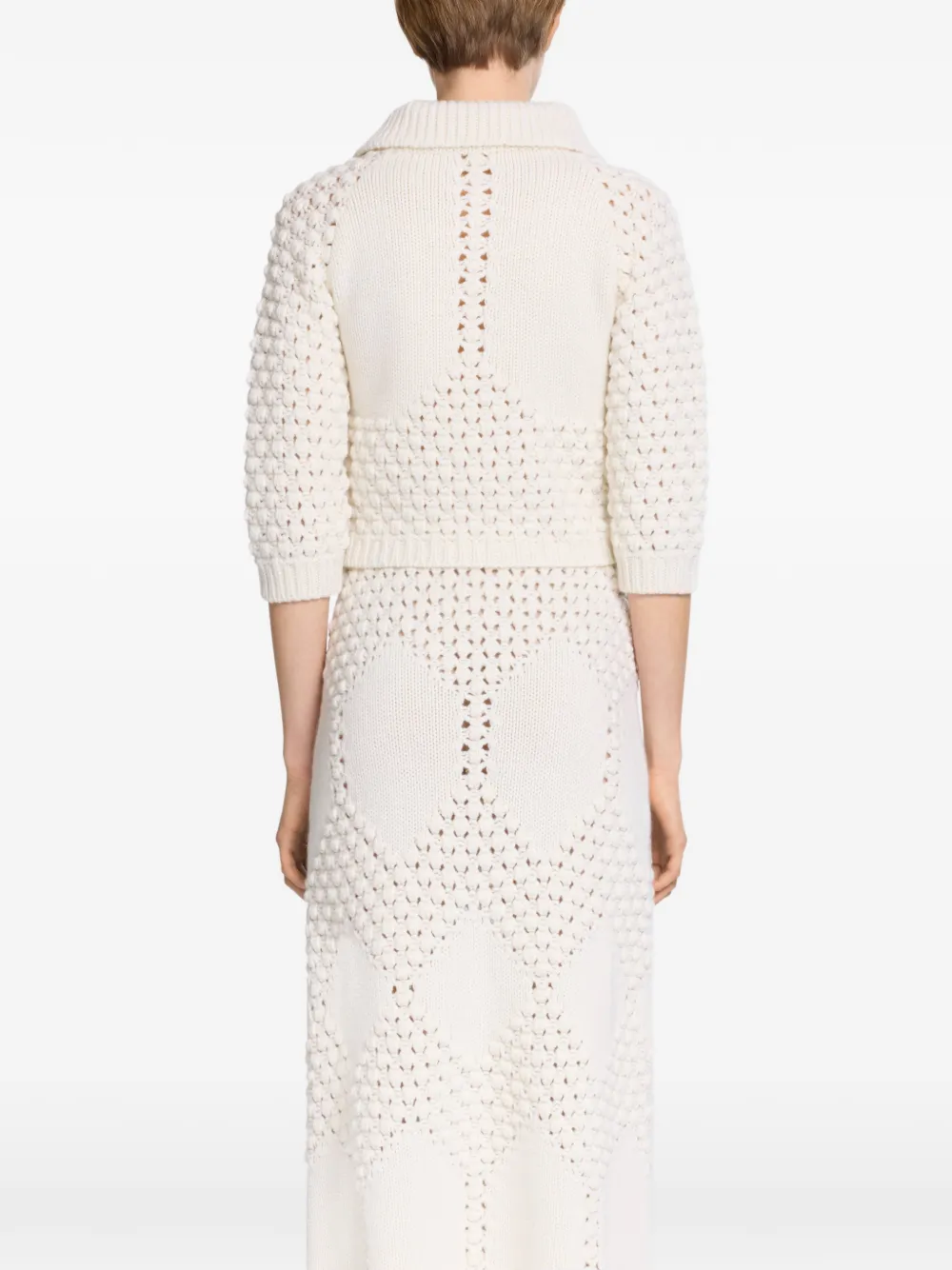 Elie Saab Trui met polokraag Beige
