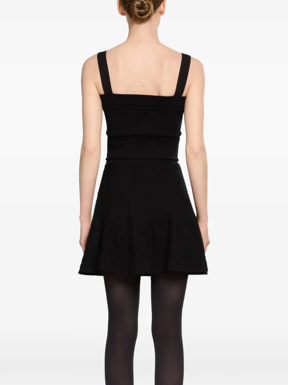 Elie Saab Ribgebreide top Zwart