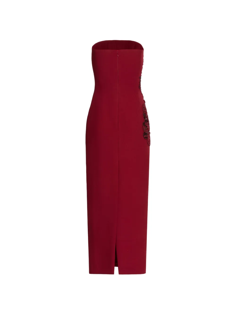 Elie Saab Strapless maxi-jurk Rood