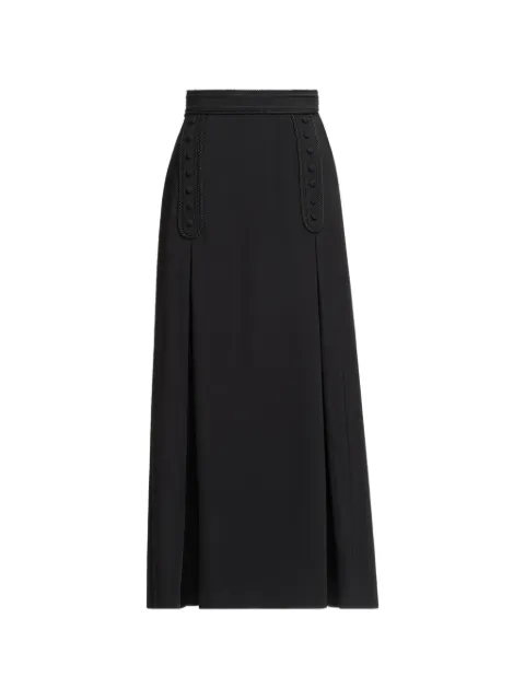 Elie Saab — cord-embellishment midi skirt