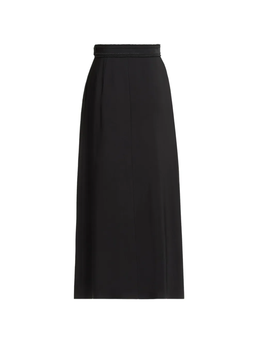 Elie Saab Midi-rok verfraaid met koord Zwart
