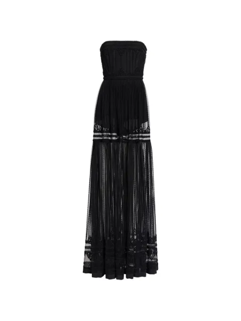 Elie Saab vestido largo con diseño strapless