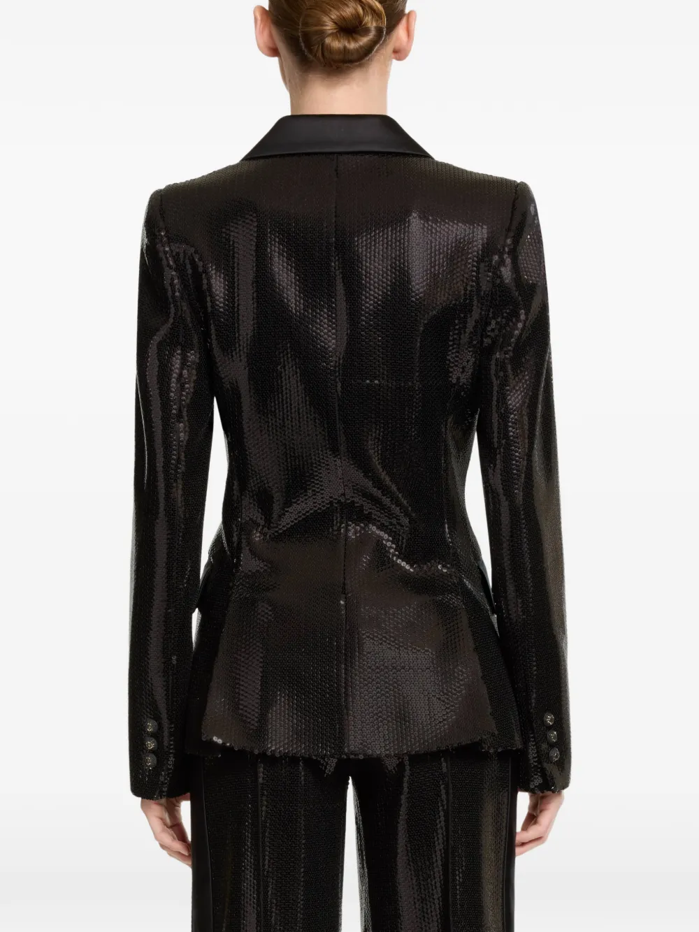 Elie Saab Blazer verfraaid met pailletten Zwart