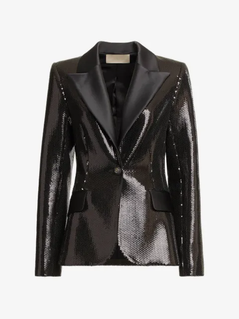Elie Saab sequin-embellishment blazer