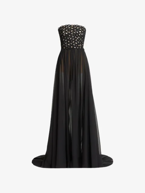 Elie Saab strapless maxi dress
