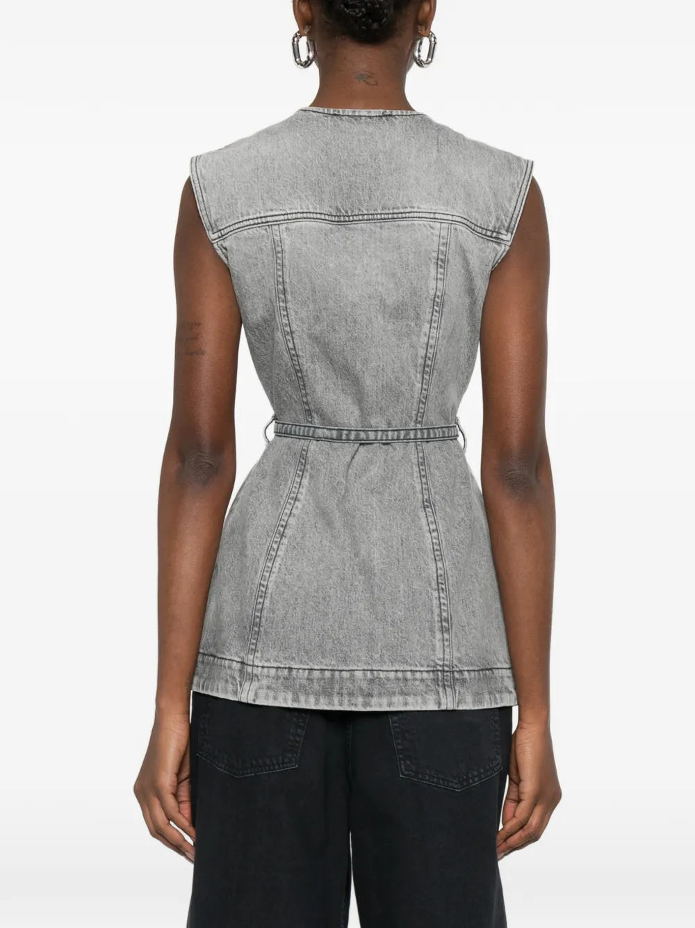 Belt-Detail Vest