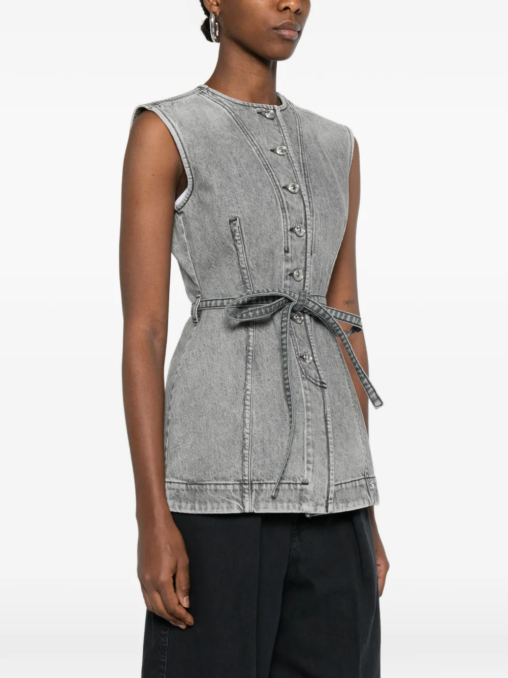 Belt-Detail Vest