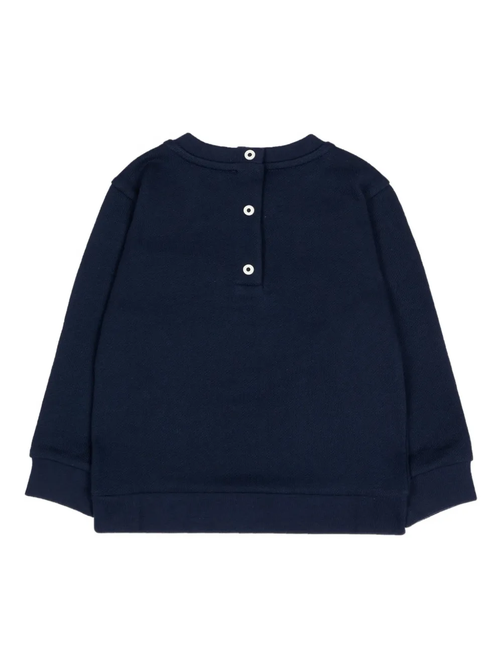 Fendi Kids logo sweatshirt Blauw