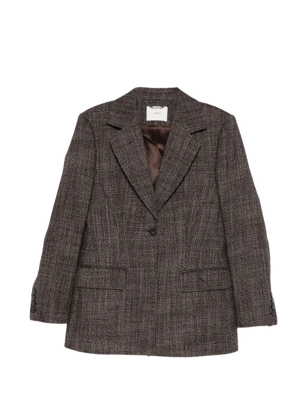 JOSEPH notched pocket blazer - Marrone