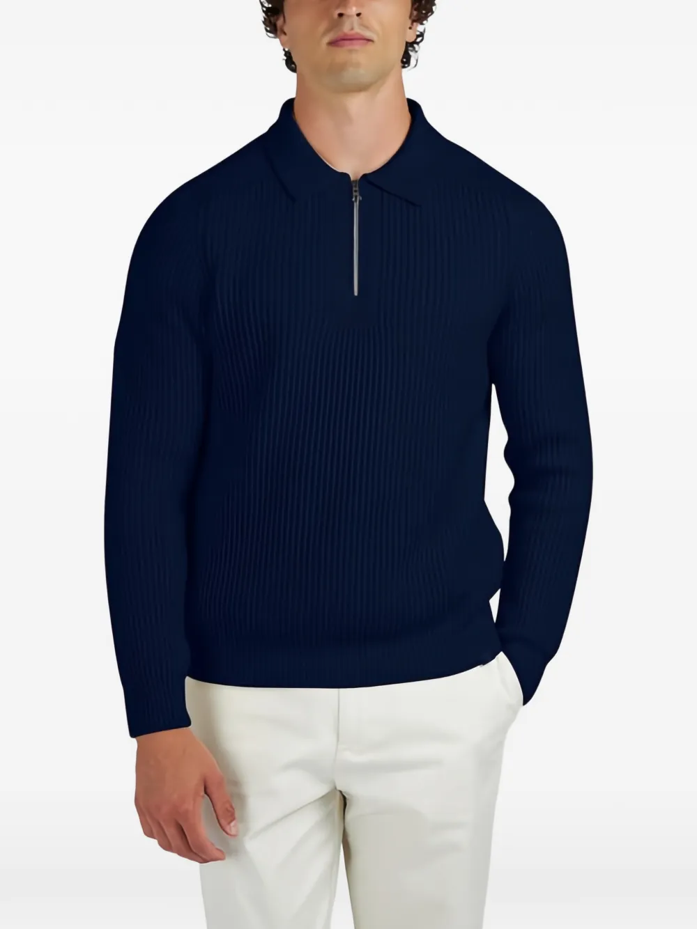 Paul & Shark zipped polo shirt - Blauw