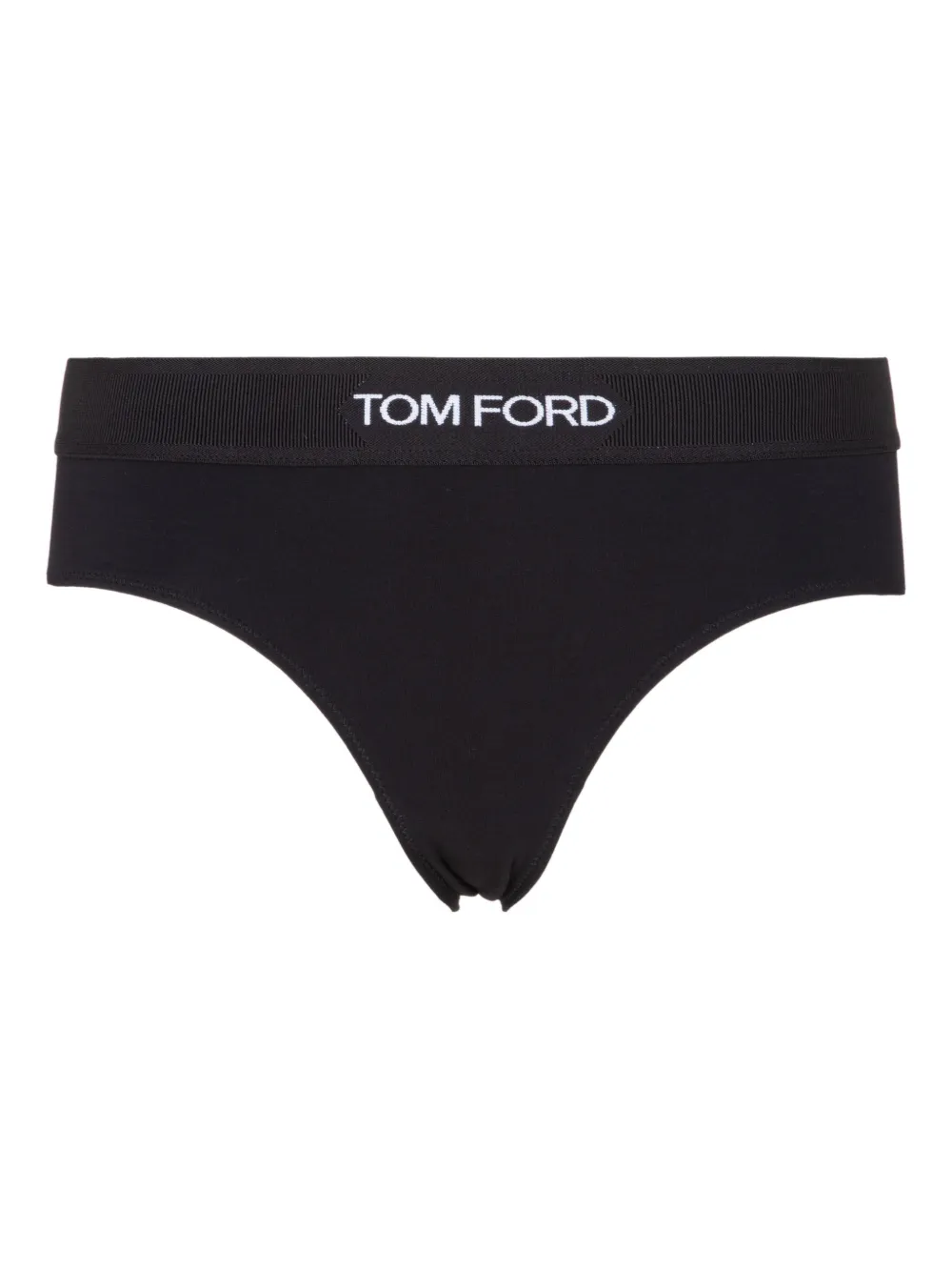 TOM FORD logo-detail thongs - Schwarz