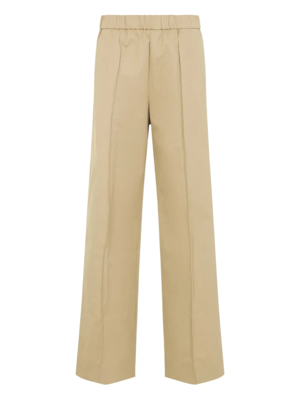 Jil Sander elastic-waist trousers - Toni neutri