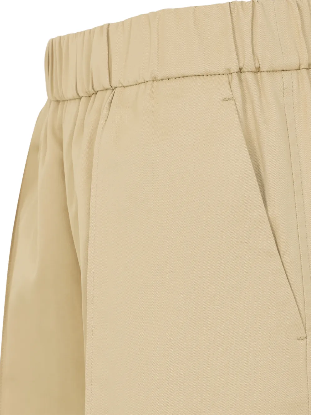 Jil Sander Broek met elastische taille Beige