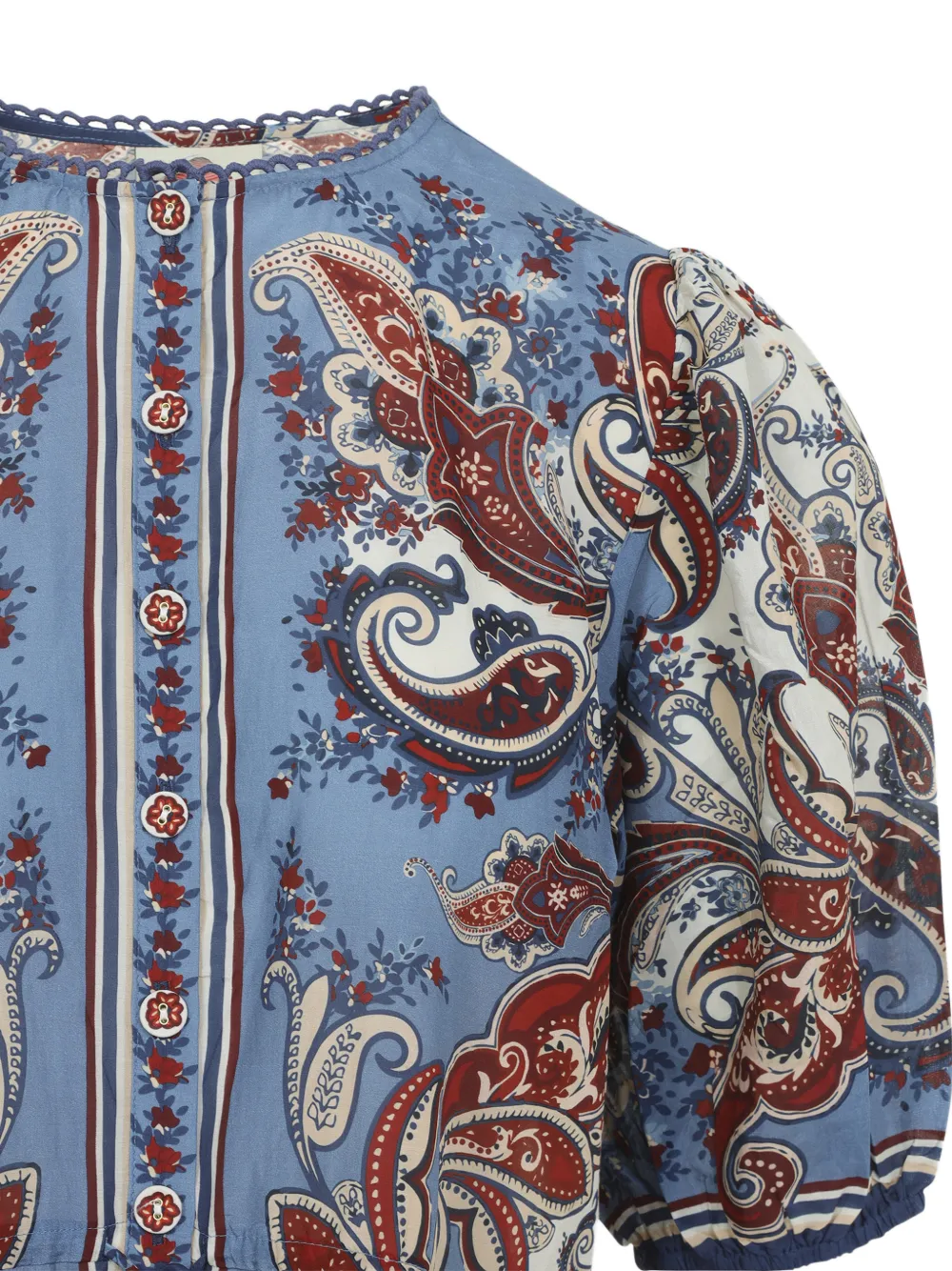 Paisley Scarf Blouse