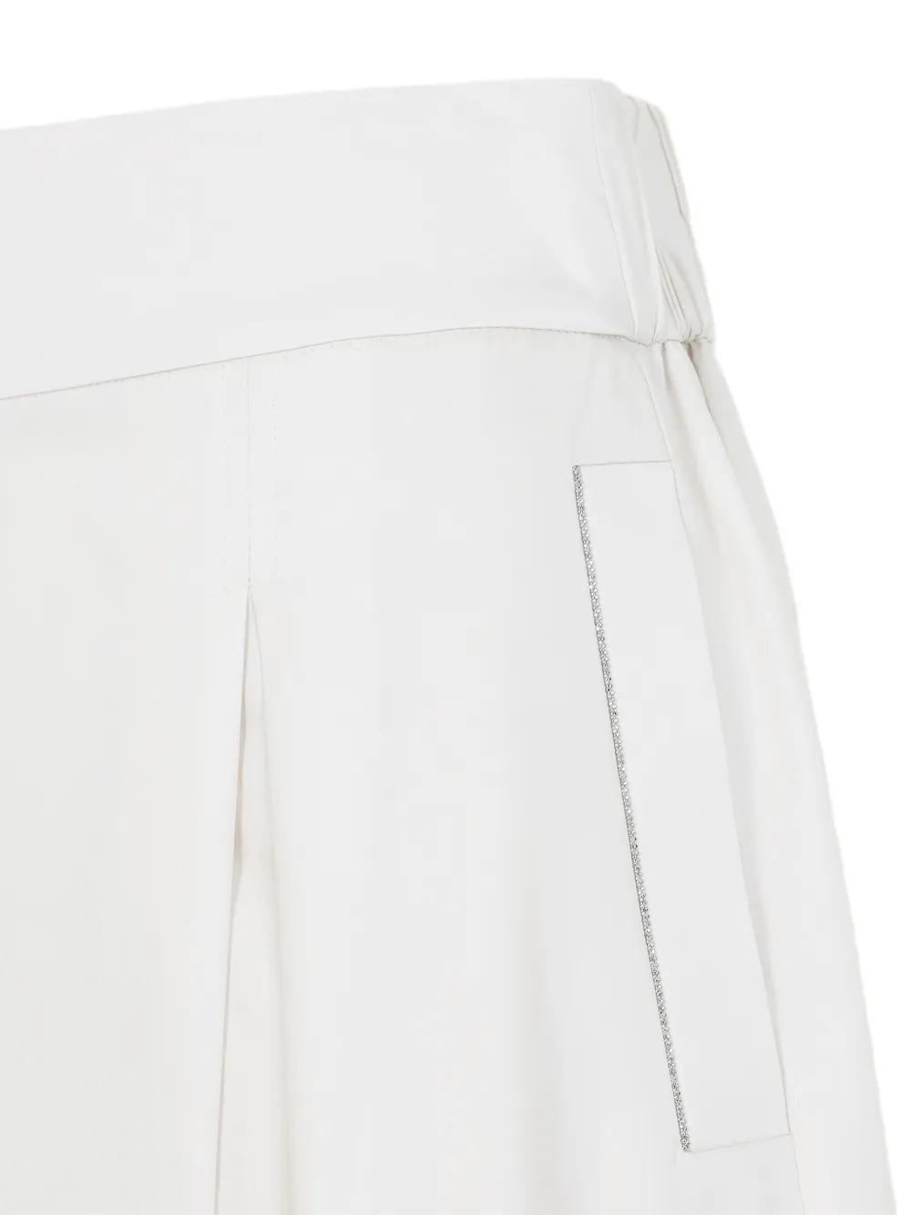 Peserico Midi-rok met zijzakken Wit