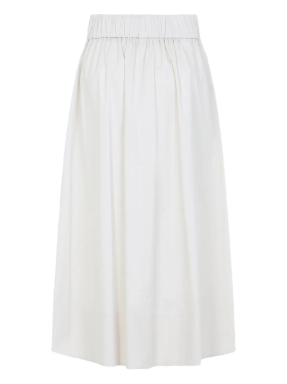 Peserico side-pockets midi skirt - Wit