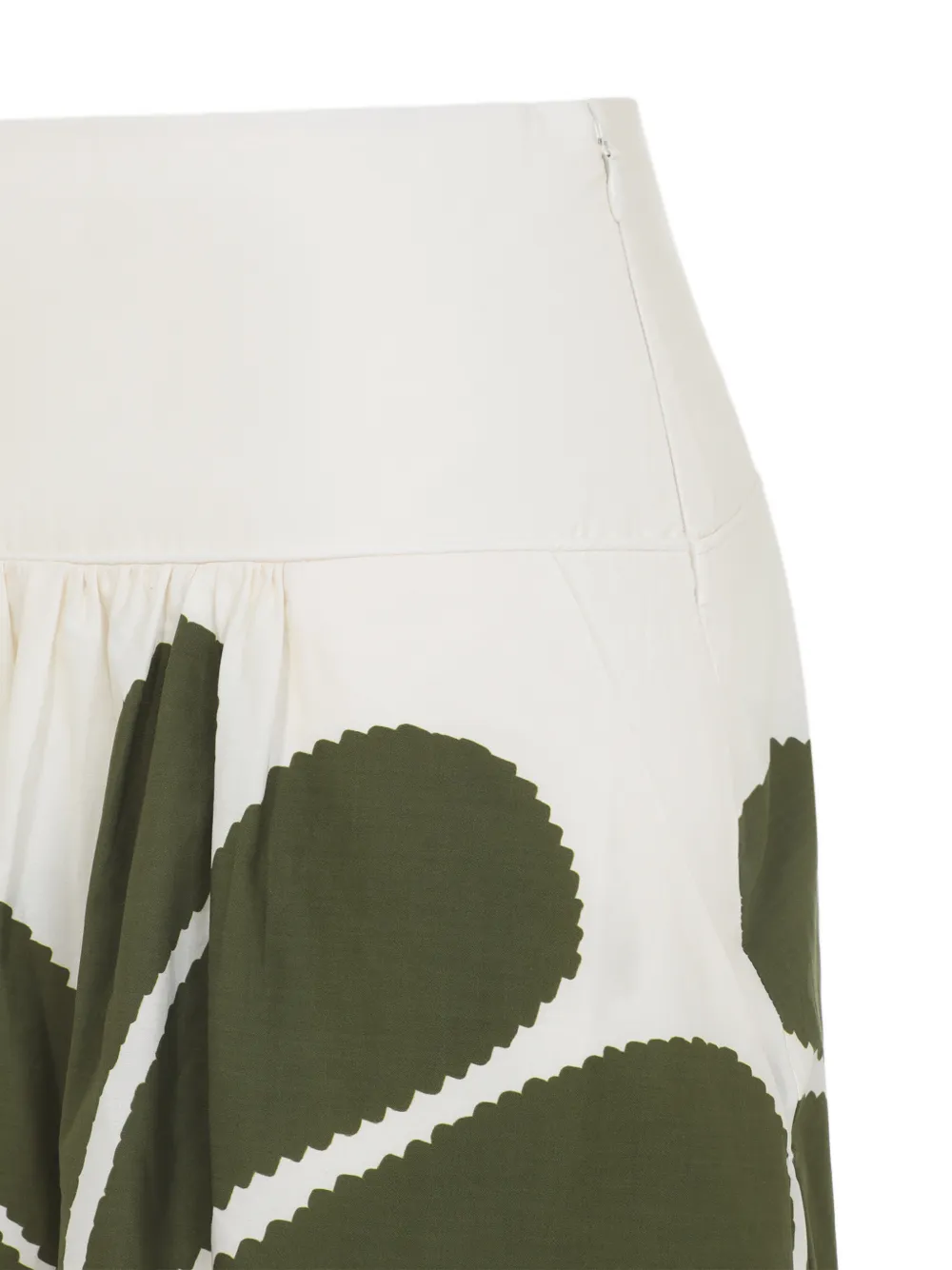  Farm Rio Floral-print Midi Skirt - White 