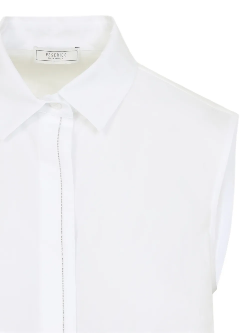 Peserico Mouwloze blouse Wit