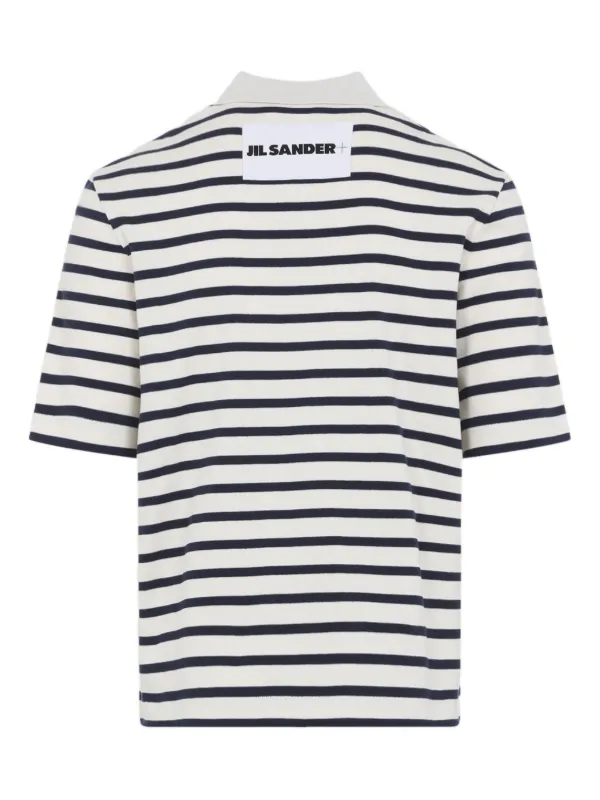 Jil Sander ハーフジップ ポロシャツ | ホワイト | FARFETCH JP