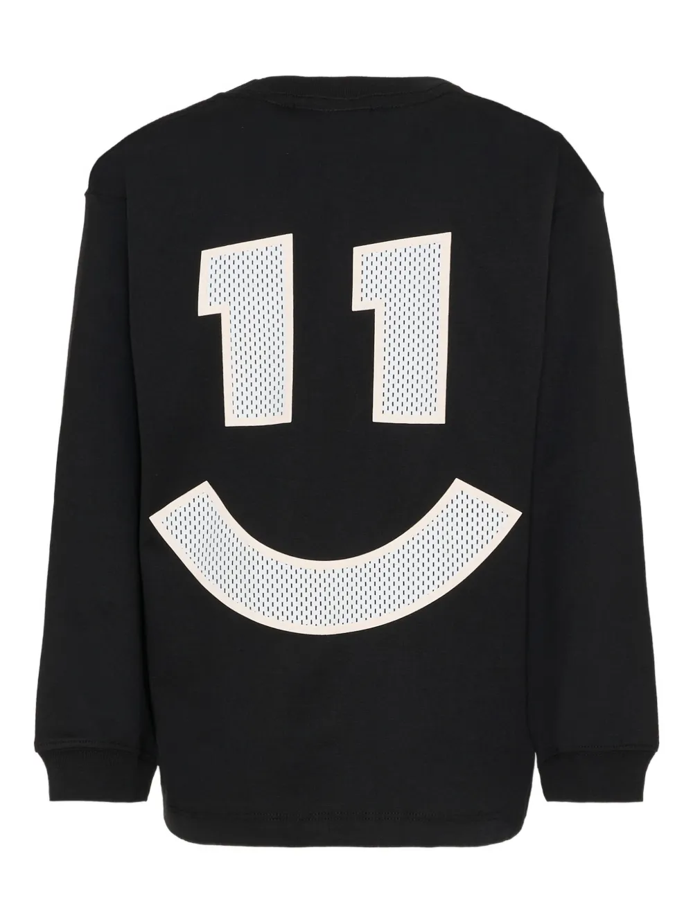 Molo Rube T-shirt met smileyprint Zwart