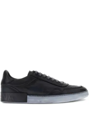 Burberry Stock Leather Sneakers | Black | FARFETCH ZA