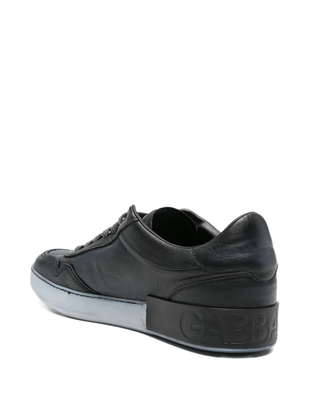 Dolce & Gabbana Leren sneakers Zwart