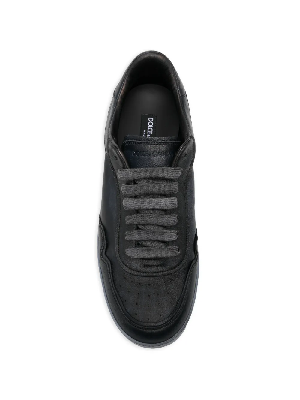 Dolce & Gabbana Leren sneakers Zwart