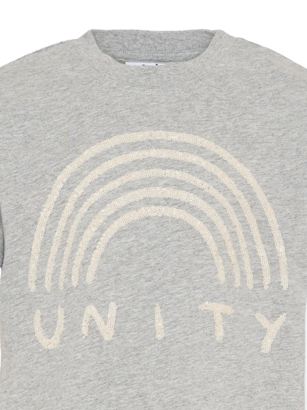 Molo Reinette Rainbow T-shirt met korte mouwen Grijs
