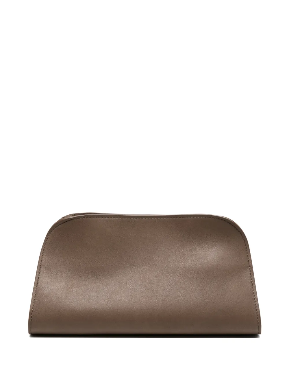 The Row Peggy clutch bag - Marrone