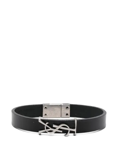 Saint Laurent Cassandre logo bracelet