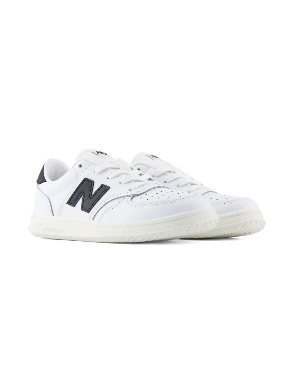 New Balance Kids T500 lace-fastening sneakers - Bianco
