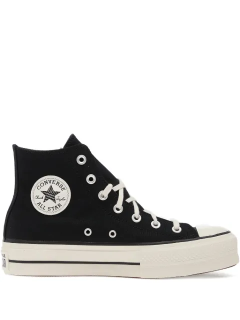 Converse Chuck Taylor All Star Lift floral-patch platform-sole sneakers