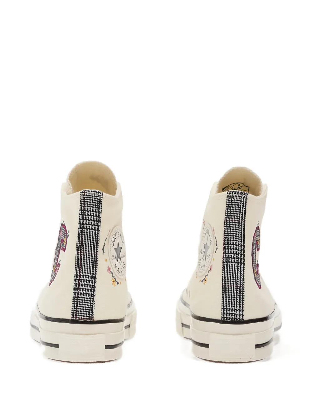 Converse Chuck 70 sneakers met geborduurde bloemen Beige