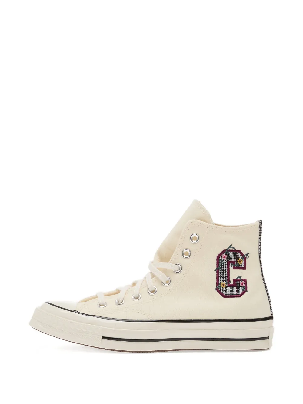 Converse Chuck 70 sneakers met geborduurde bloemen Beige