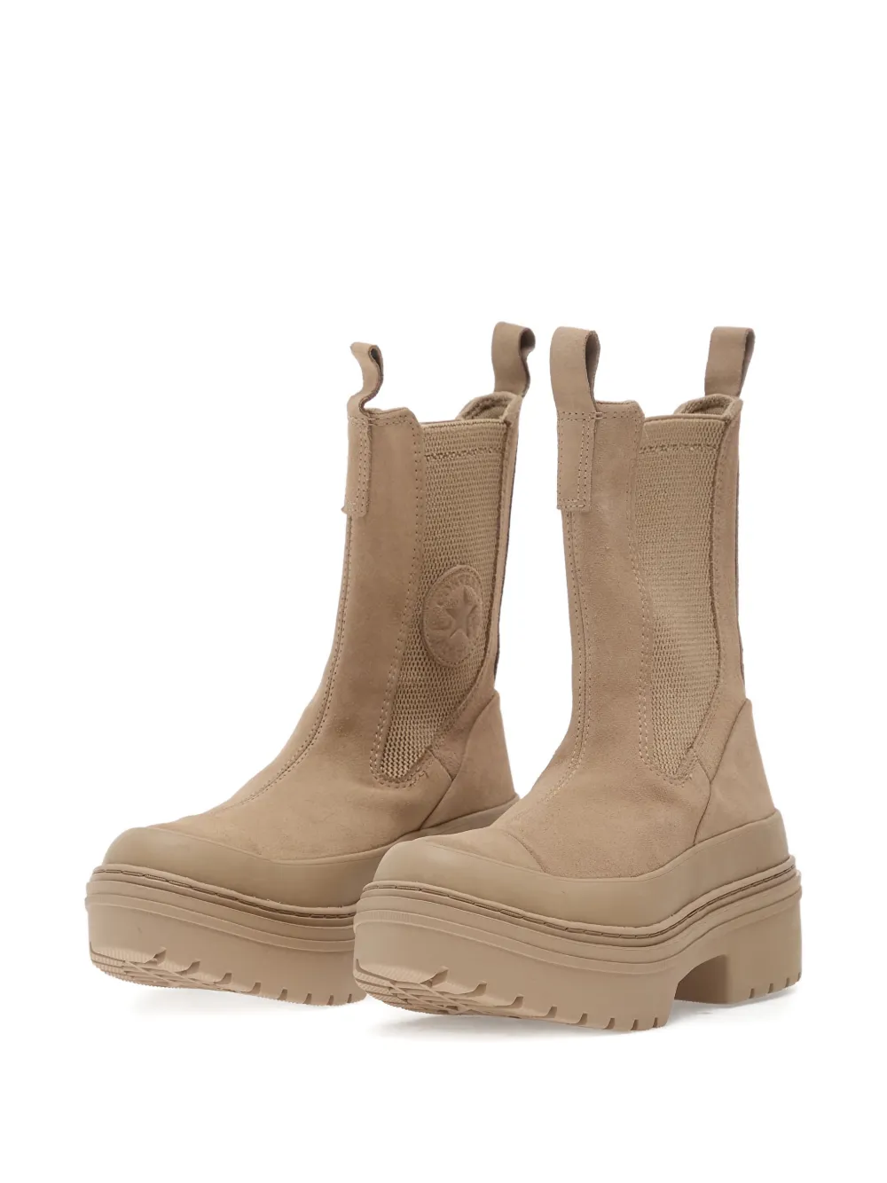 Converse Chuck Taylor All Star Chelsea laarzen met hak Beige