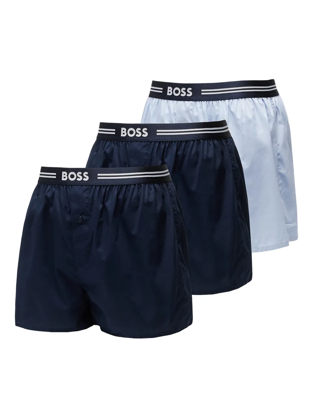 HUGO logo-waistband boxers set - Blu