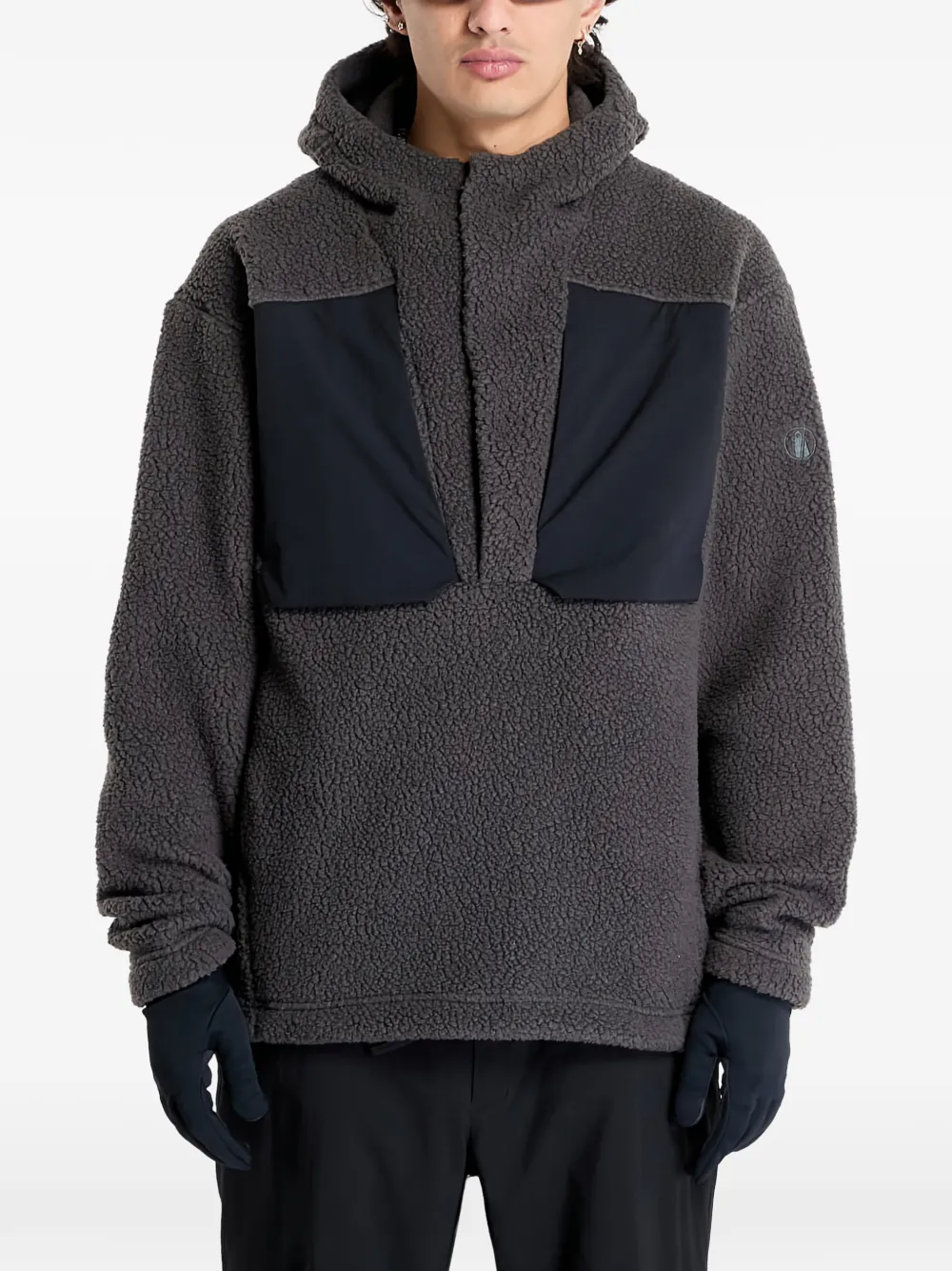 Poutnik by Tilak panelled hoodie | gris | Image 1