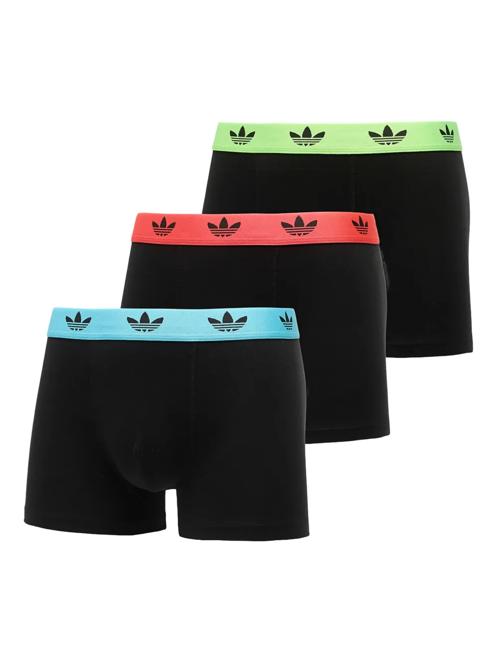 adidas logo-print boxers (set of three) - Nero