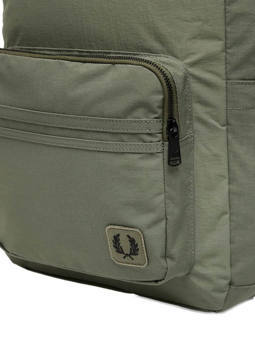  Fred Perry Logo-patch Backpack - Green 