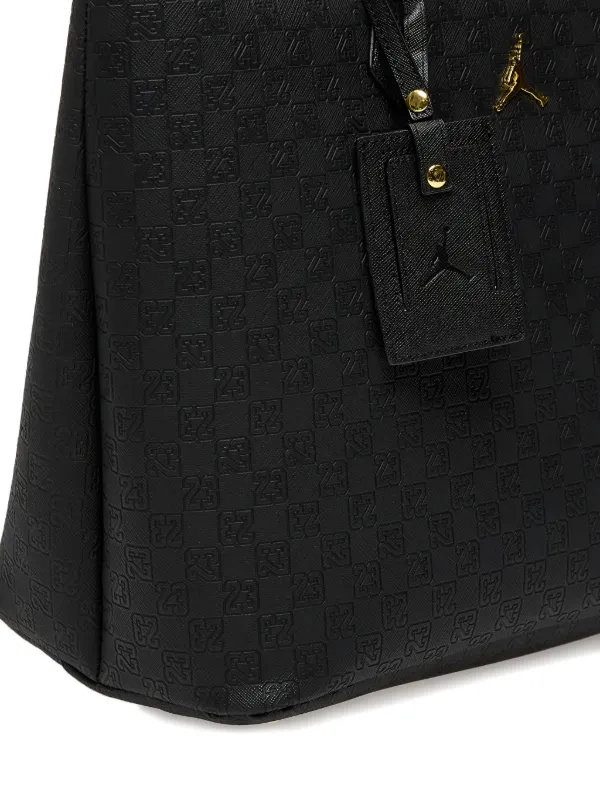 Jordan Monogram zip-fastening Tote Bag | Black | FARFETCH